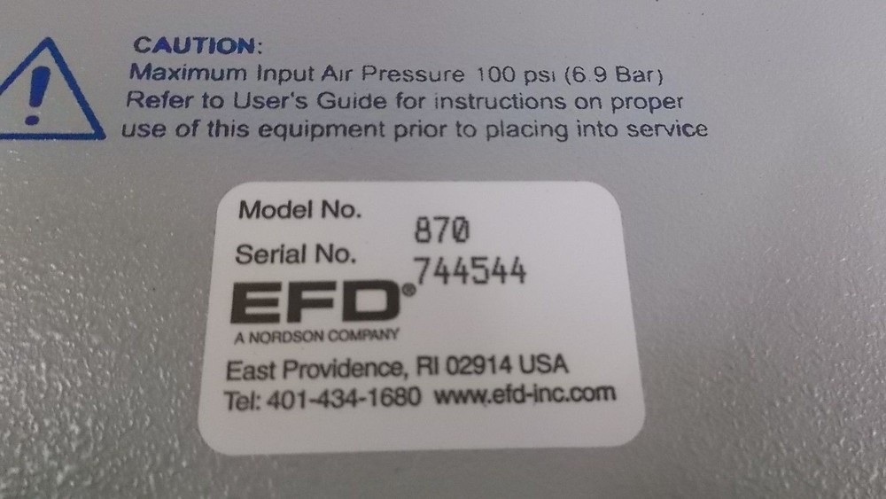 EFD 870 DISPENSER UNIT UNMP
