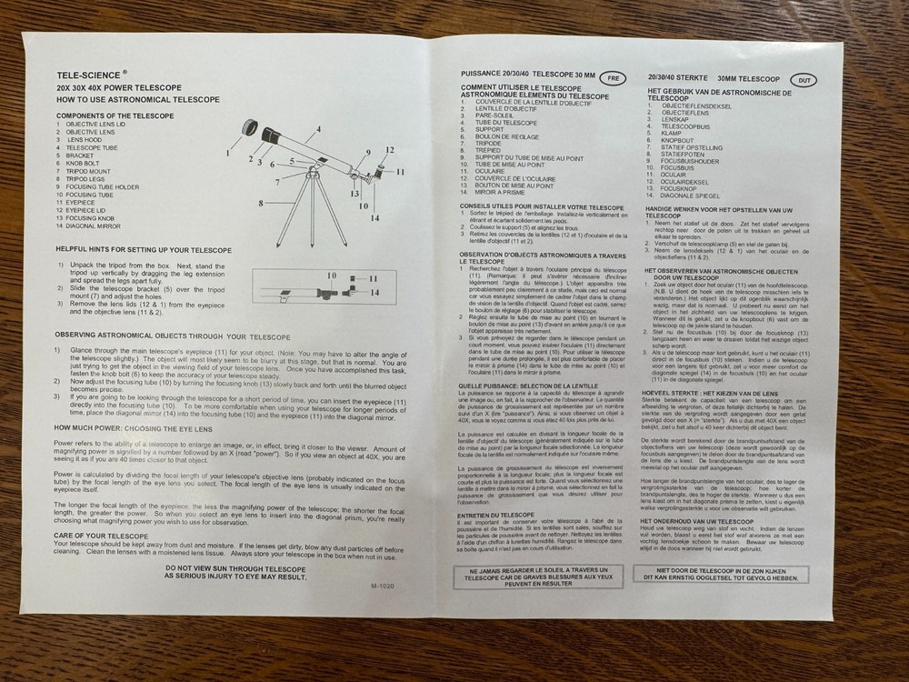 Micro Science Value Pack Microscope And Telescope With Safe Accessories 35 pcs