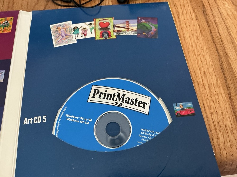 PrintMaster Premier 7.0 Windows Graphics Desktop Publishing Software Computer