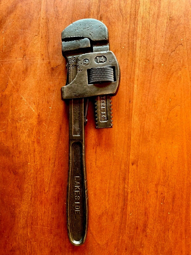 Antique Lakeside 14” Pipe Wrench