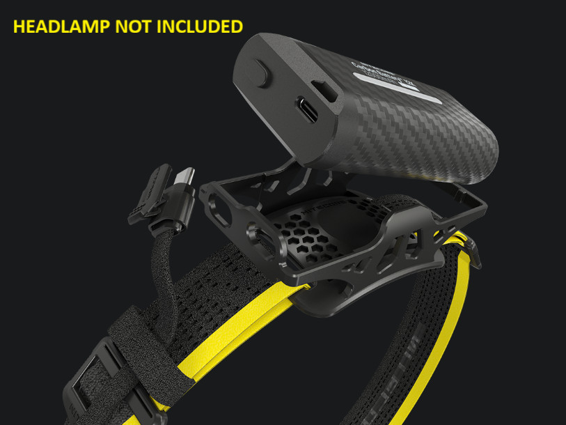 Nitecore Carbon Battery 12K Kit Rechargeable Resistant Extended Runtime Kit
