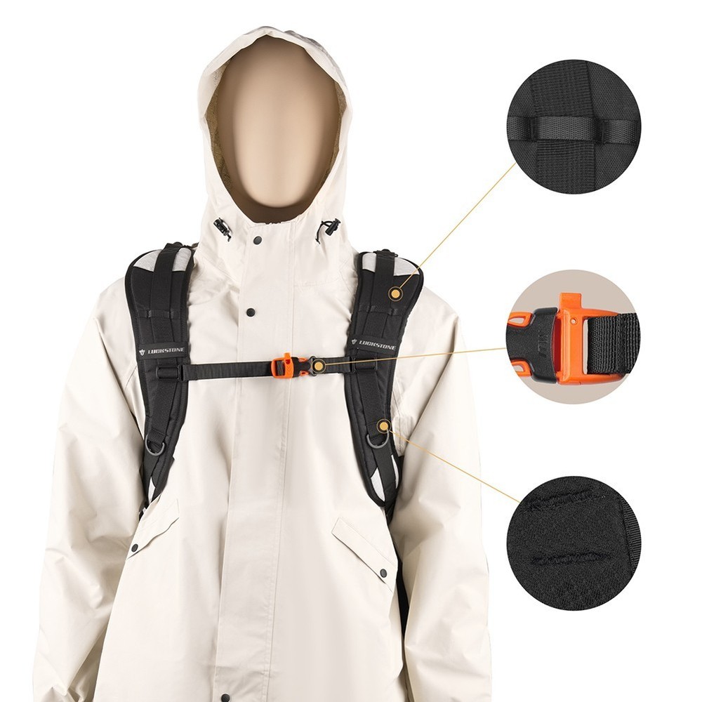 Diverse Compatibility Adjustable Backpack Straps for Various Activities