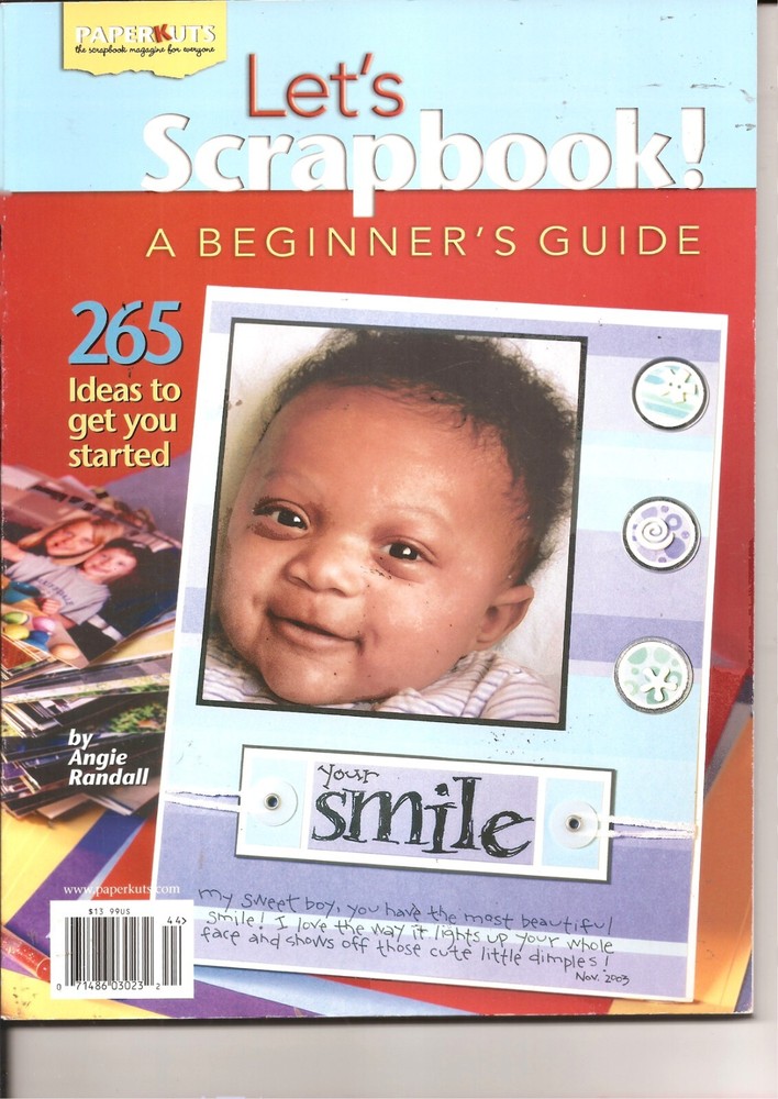 Paperkuts Let's Scrapbook A Beginner's Guide Book, 265 Ideas, 2004