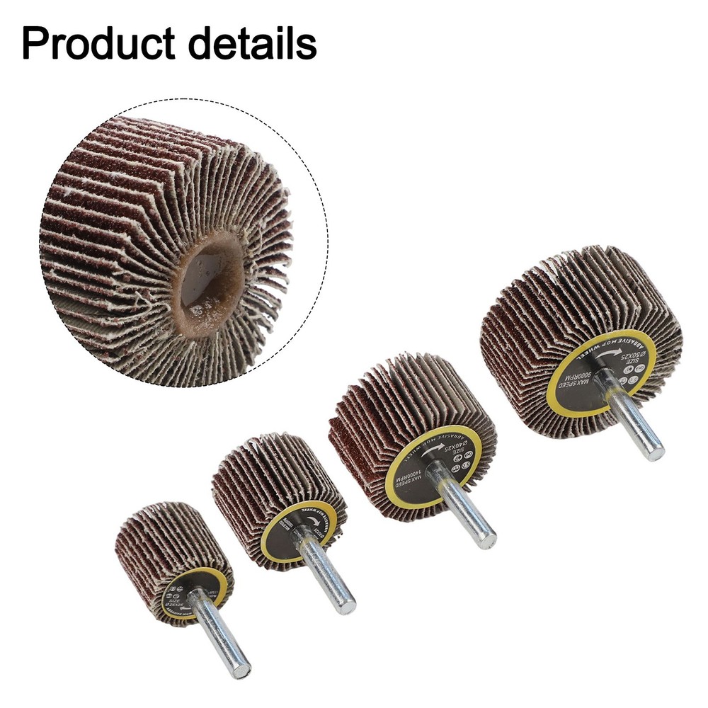 Powerful and Efficient 4PCS Sanding Flap Disc Wheel for Polishing Tasks