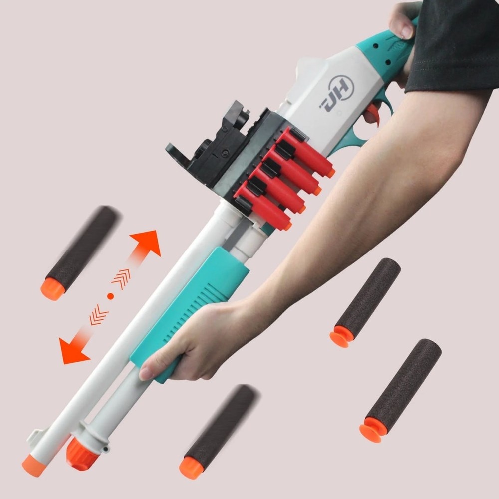 Foam Dart Blasters 30-inch Soft Darts Shell Ejecting Design