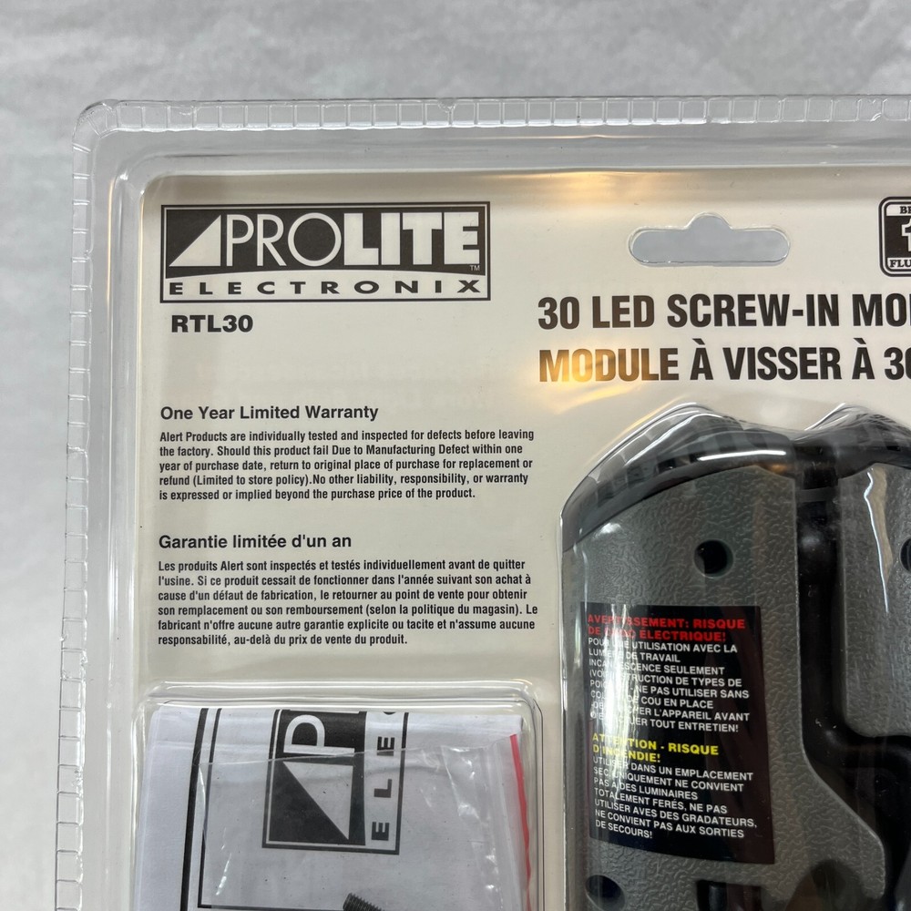 Prolite Model RTL30 30 LED Screw-in Module Work Light - With Swivel Hook