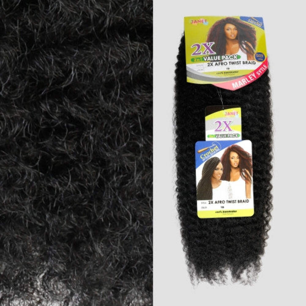 2x Afro Twist Braid Marley Hair