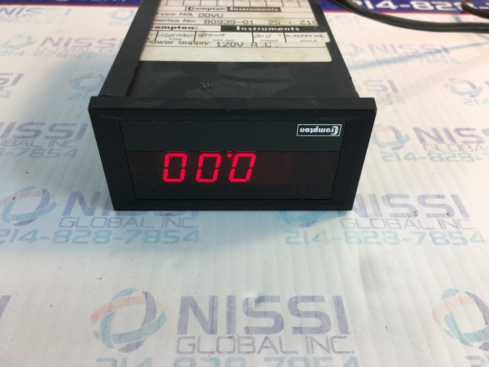 CROMPTON 262-DDVU DIGITAL PANEL METER