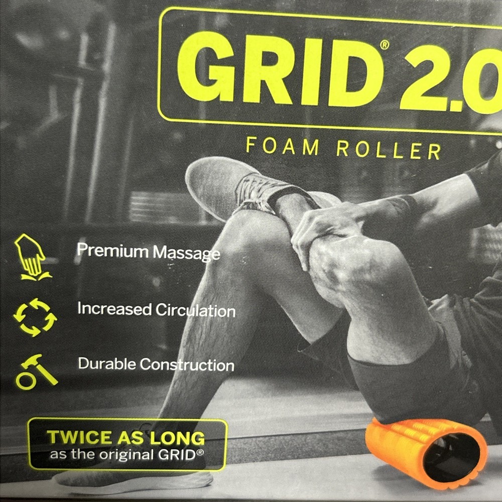 TRIGGERPOINT Performance Therapy Grid Patented Multi-Density Foam Massage Roller