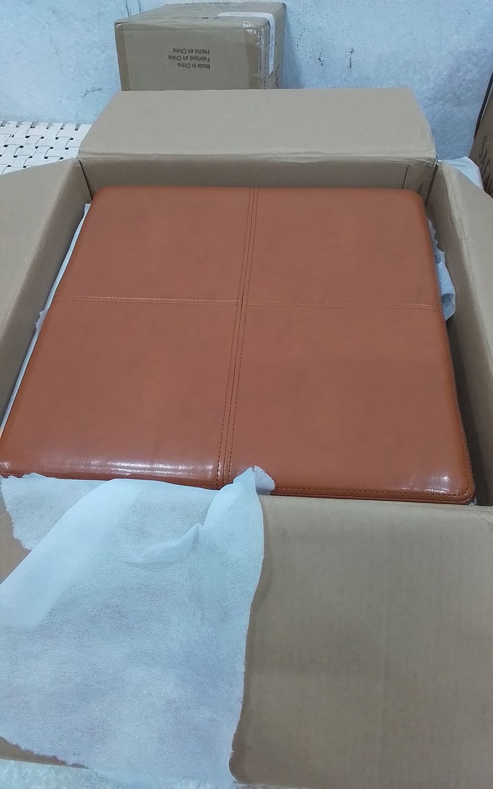 Safavieh MADISON SQ OTTOMAN, Reduced Price 2172782540 HUD8228C