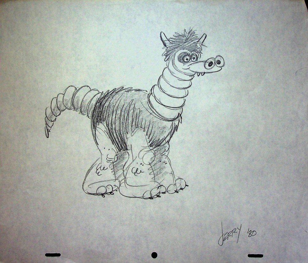 Daffy Dragons (Unreleased) JERRY EISENBERG Signed Hand-Drawn Character Layout#LF