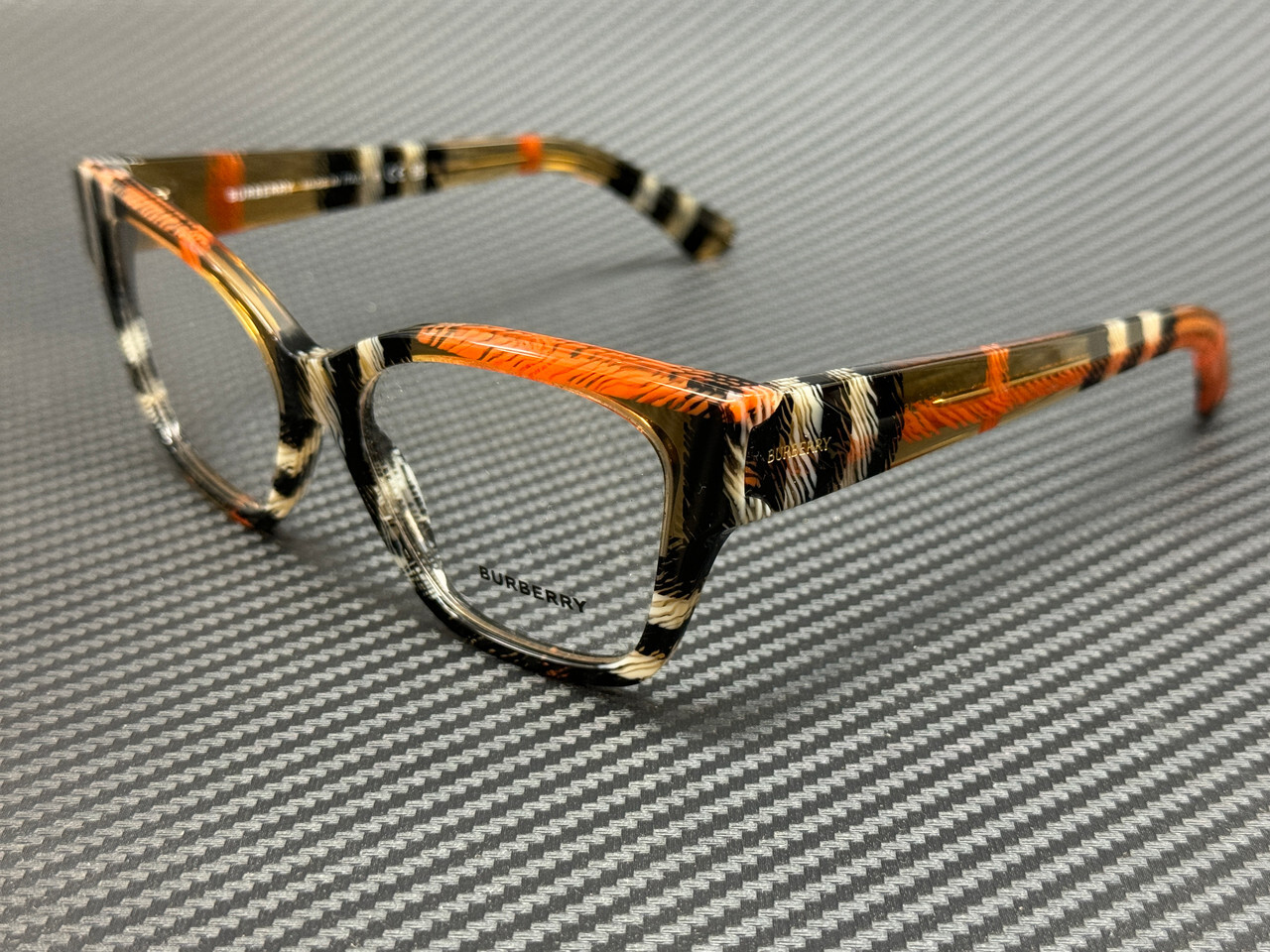 BURBERRY BE2420 4146 Check Sand Women's 54 mm Eyeglasses