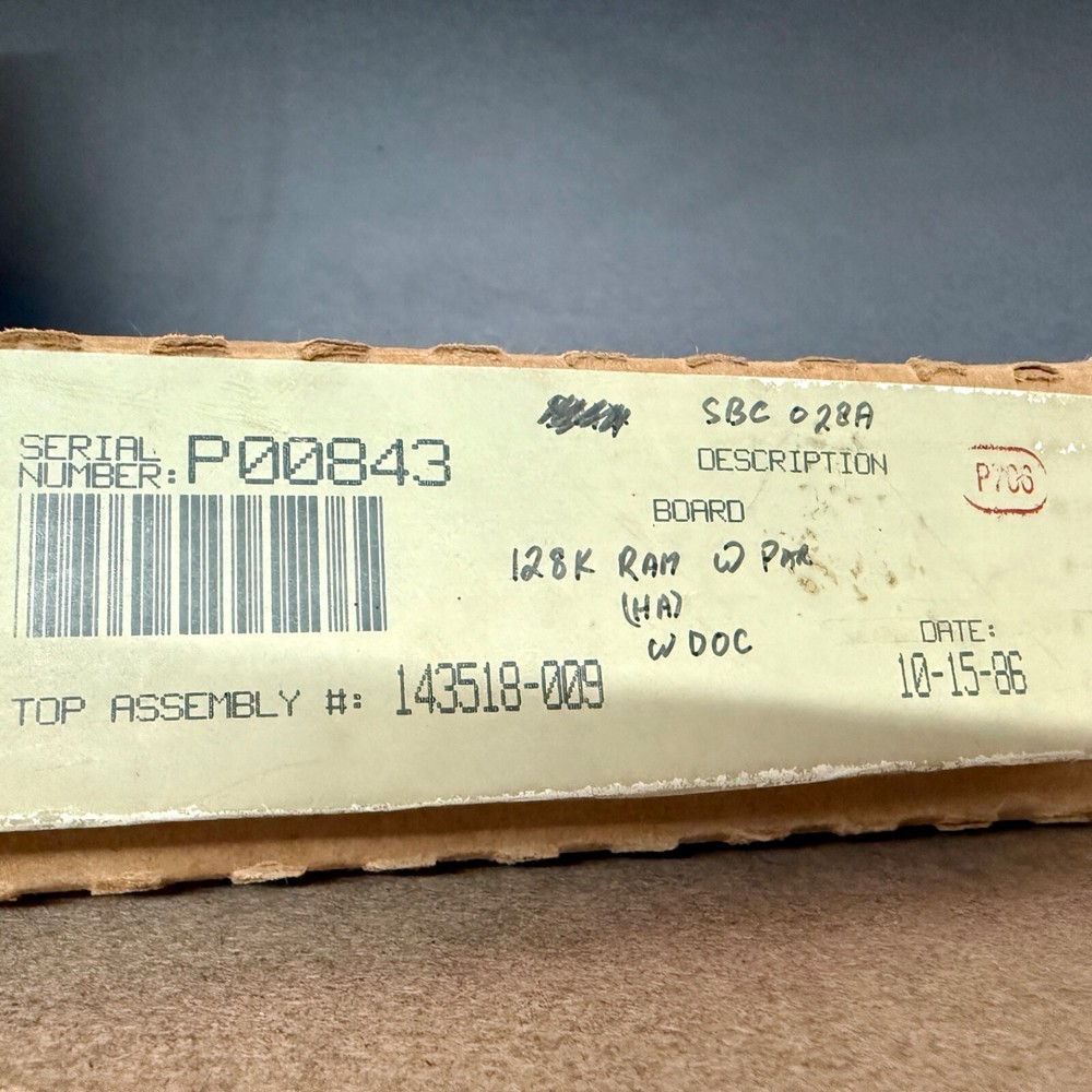 Intel SBC iSBC 028A Vintage Computer Board