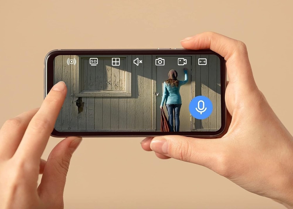 Sansco Wireless CCTV Security System Kit 3MP WiFi PTZ Audio Camera with 1TB