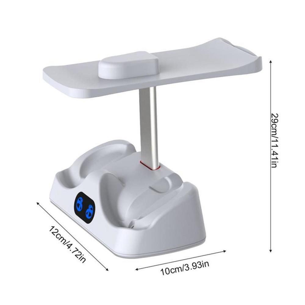 Charging Station Stand Headset Display Rack for Playstation VR2 Controllers Dock
