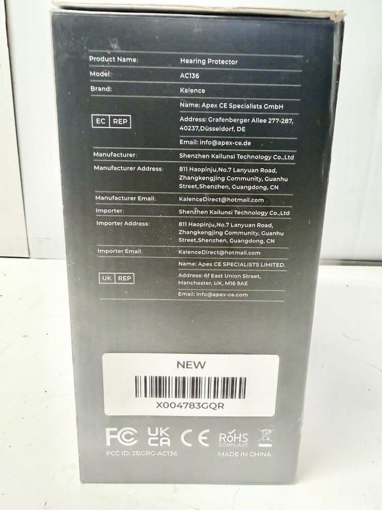 WIRLESS HEARING PROTECTOR *NEW IN BOX* (P33013154)