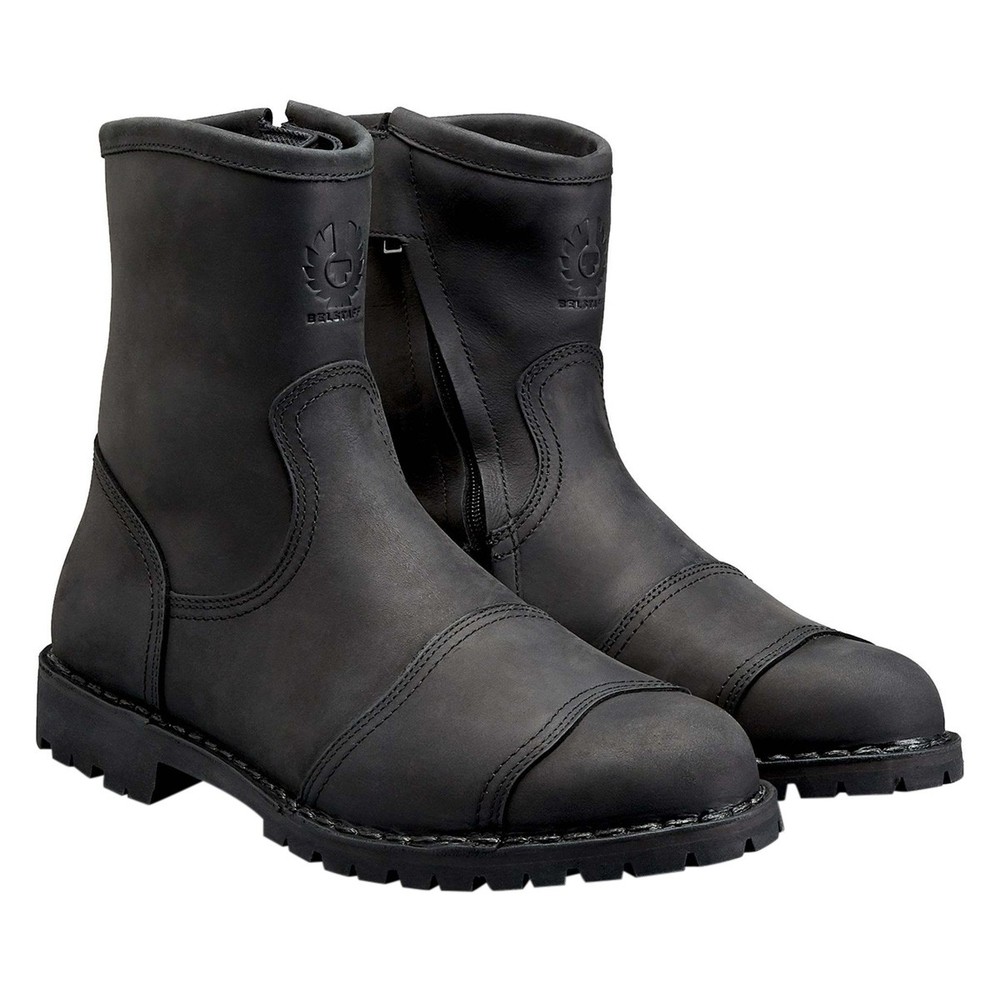 Belstaff Duration Waterproof Leather Boots - Black