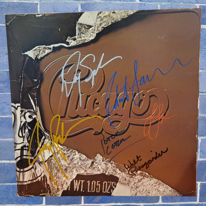 Chicago | signed lp | 6 members | 10