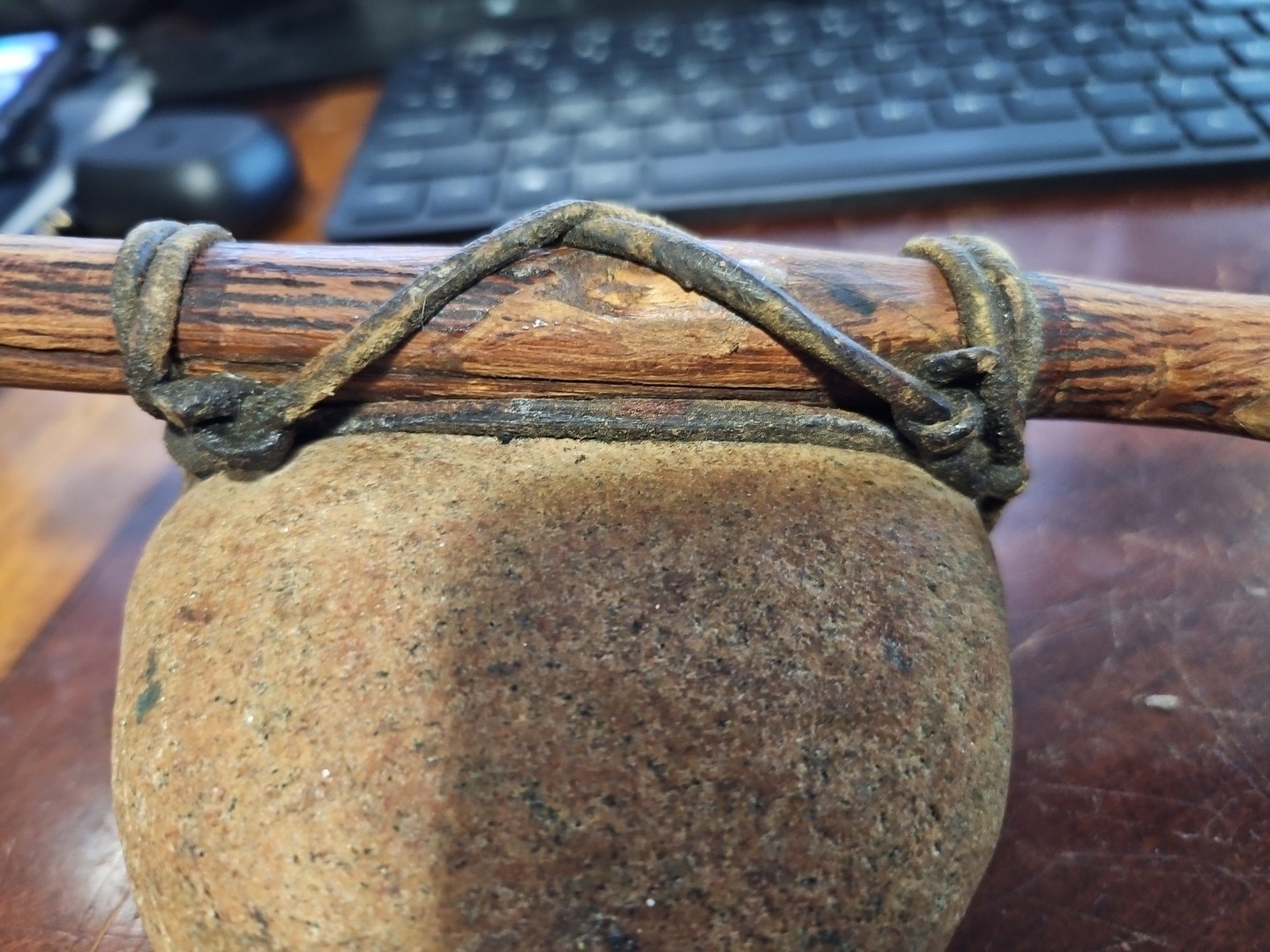 native american stone tomahawk date unknown