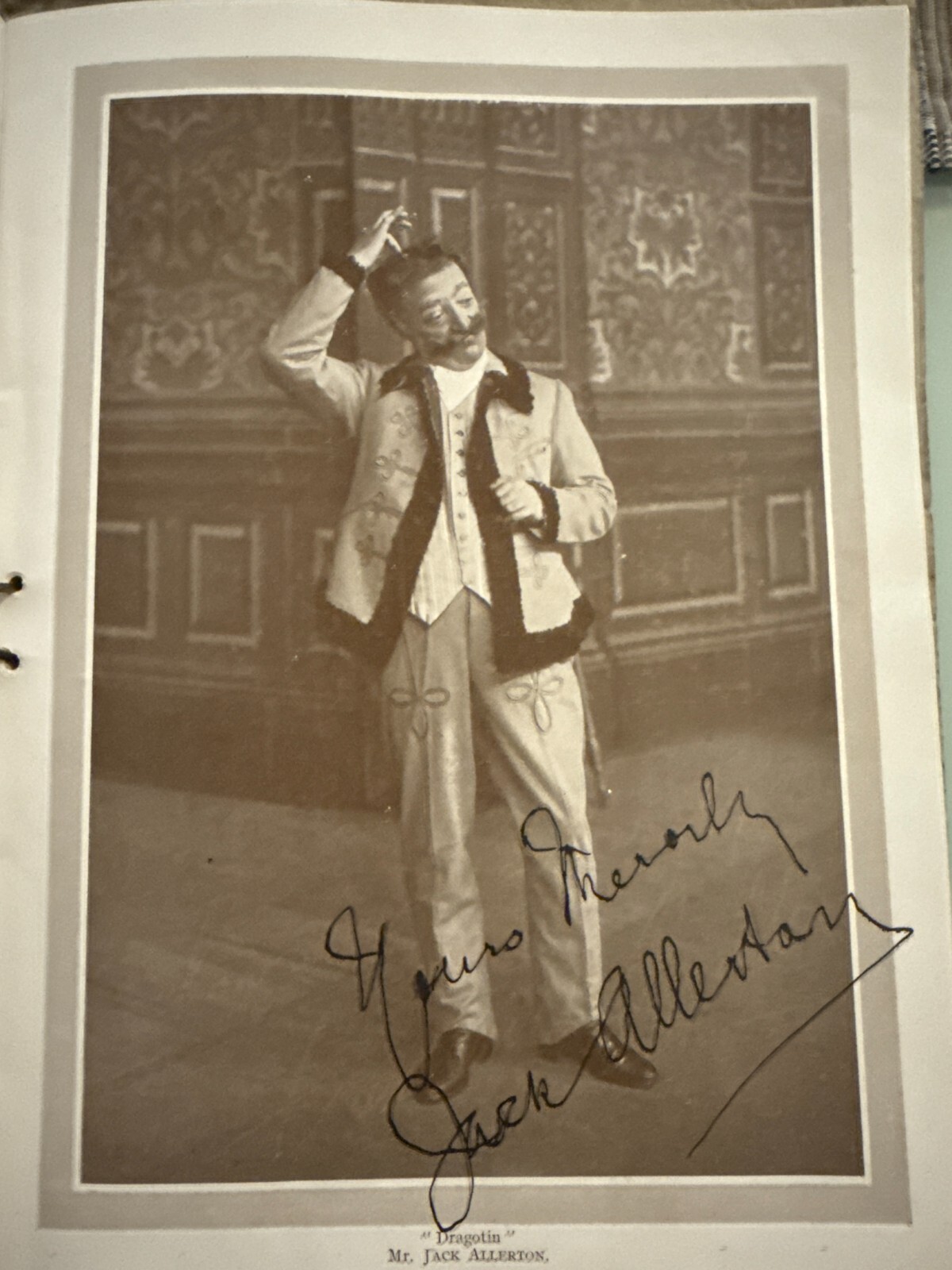 Antique 1925 Signed Theatre Programme "Gipsy Love" Grand Theatre Leeds Autograph