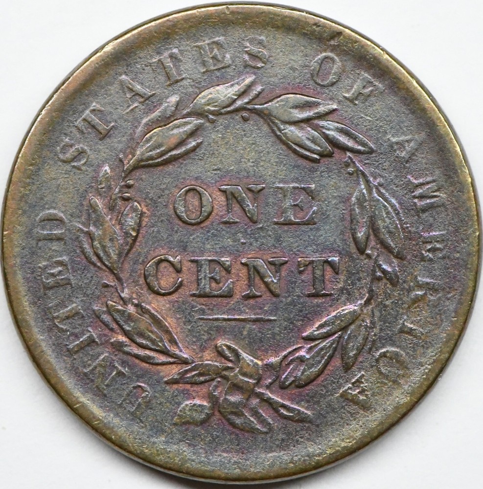 1838 large cent