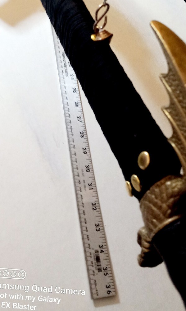 Custom Kirikana Sword 39 " Blade 25.5" - Solid Brass - See Description