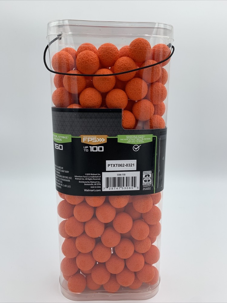 Adventure Force 150 Tactical Strike Rounds for use with most Nerf Rival Blasters