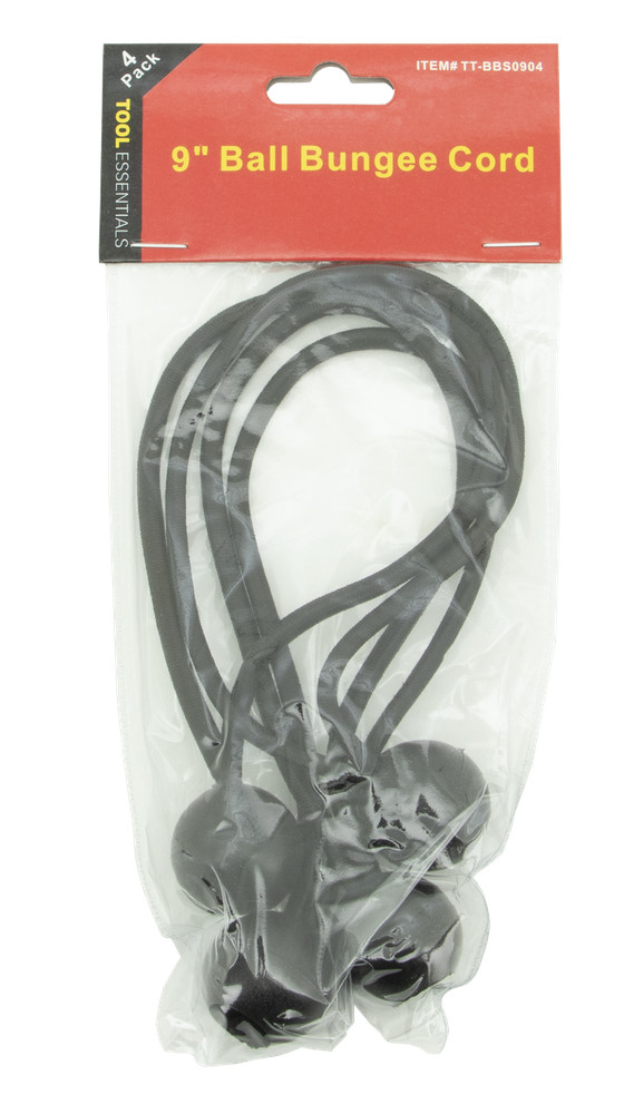 4pc 9" Ball Bungee Cords