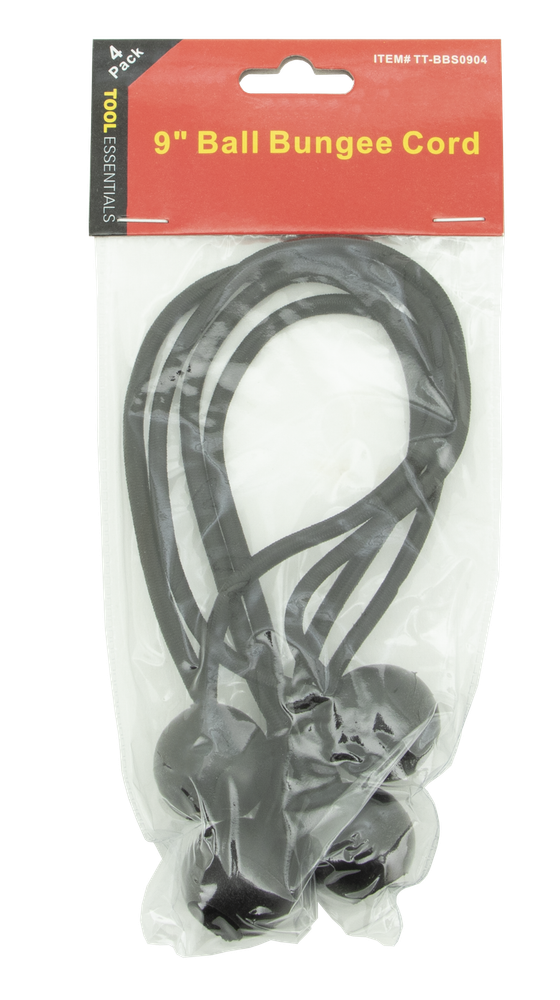 4pc 9" Ball Bungee Cords