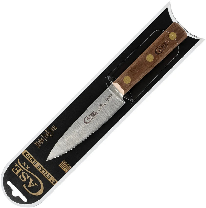 Case Cutlery CA11079 Steak Knife Walnut Handle High-Quality Blade Durable Design