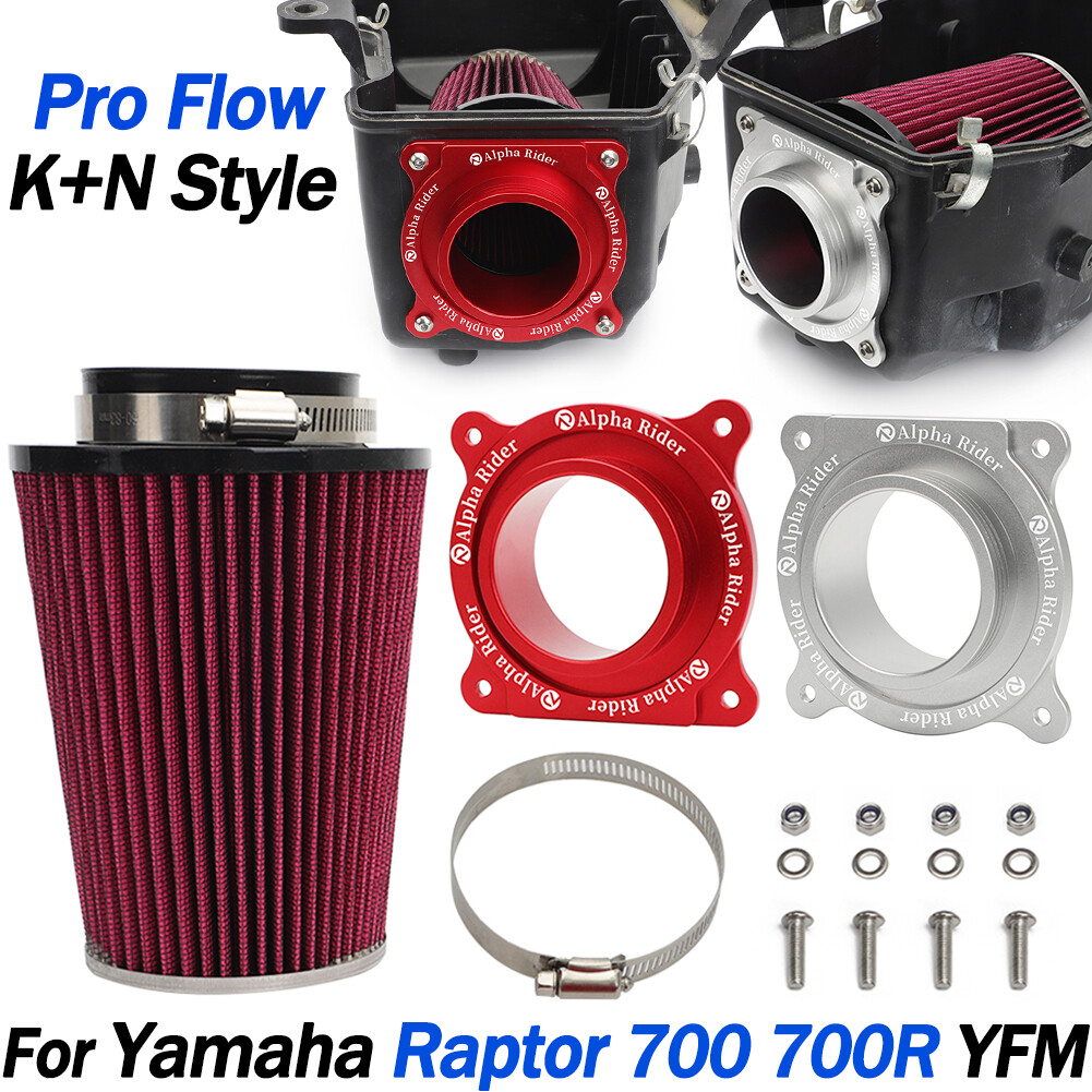 Pro Flow Air Filter Intake Cleaner & Holder For Yamaha Raptor 700 700R 2006-2021