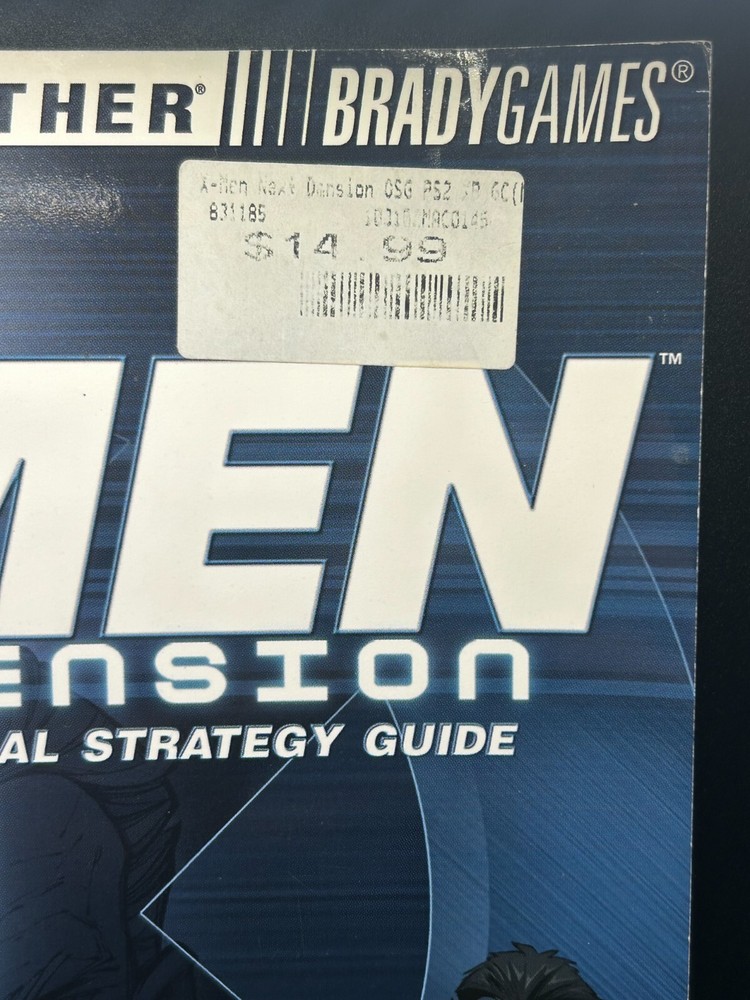 X-Men Next Dimension Official Bradygames Strategy Guide
