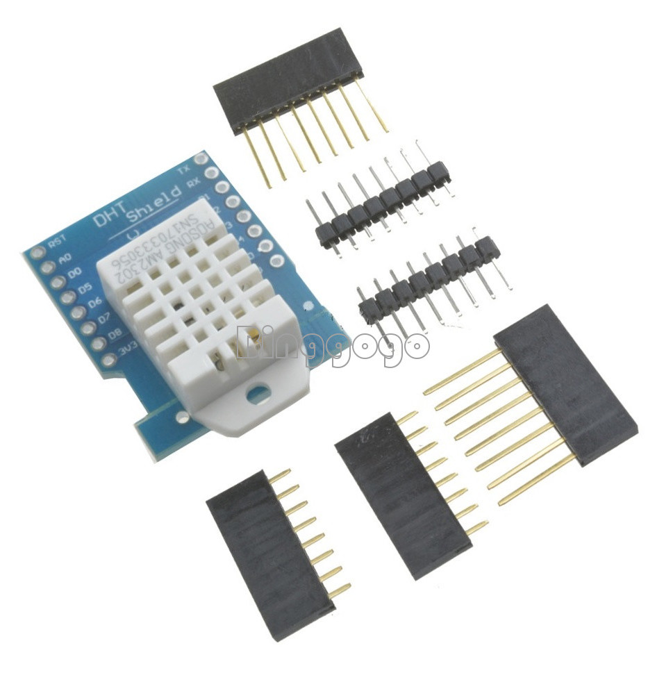 DHT22 Single Bus Digital Temperature and Humidity Sensor Shield D1 Mini Wemos