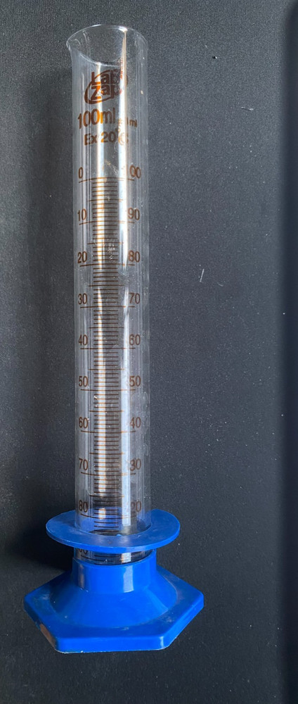 Eisco Labs 1000ml & 100ml Graduated Cylinder, Class A, ASTM - Hexagonal Base