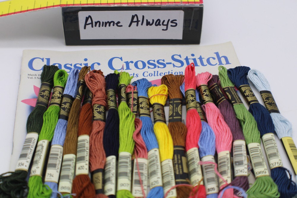Cross Stitch Patterns With 19 Dmc Floss Skeins