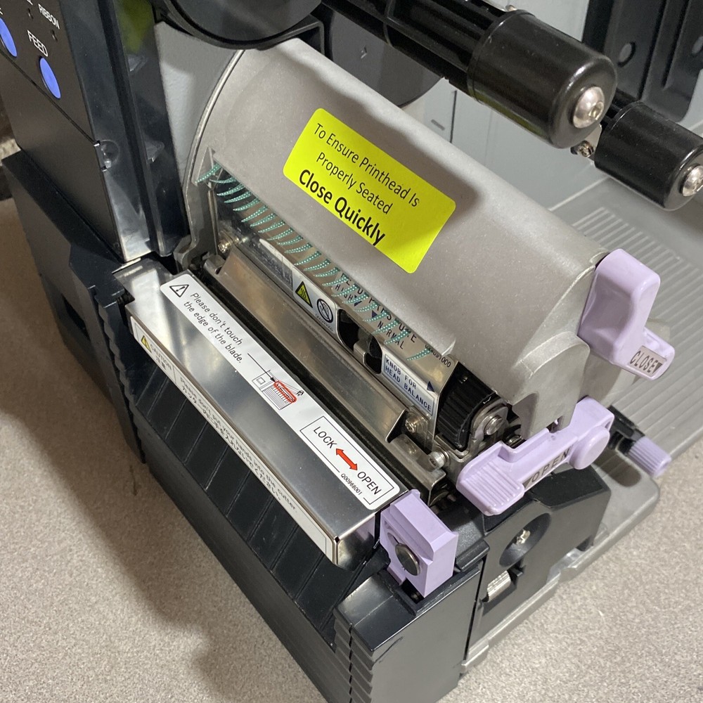 EXTRA NICE - SATO GT412E Boot Up GT408e THERMAL BARCODE PRINTER