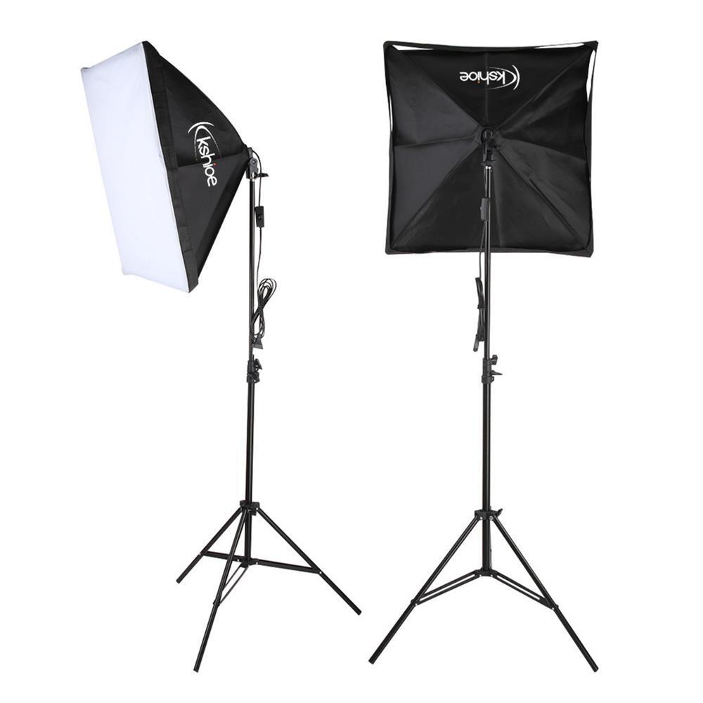 Studio Photography 2 Softbox Continuous Photo Lighting Kit w/ Carrying Bag