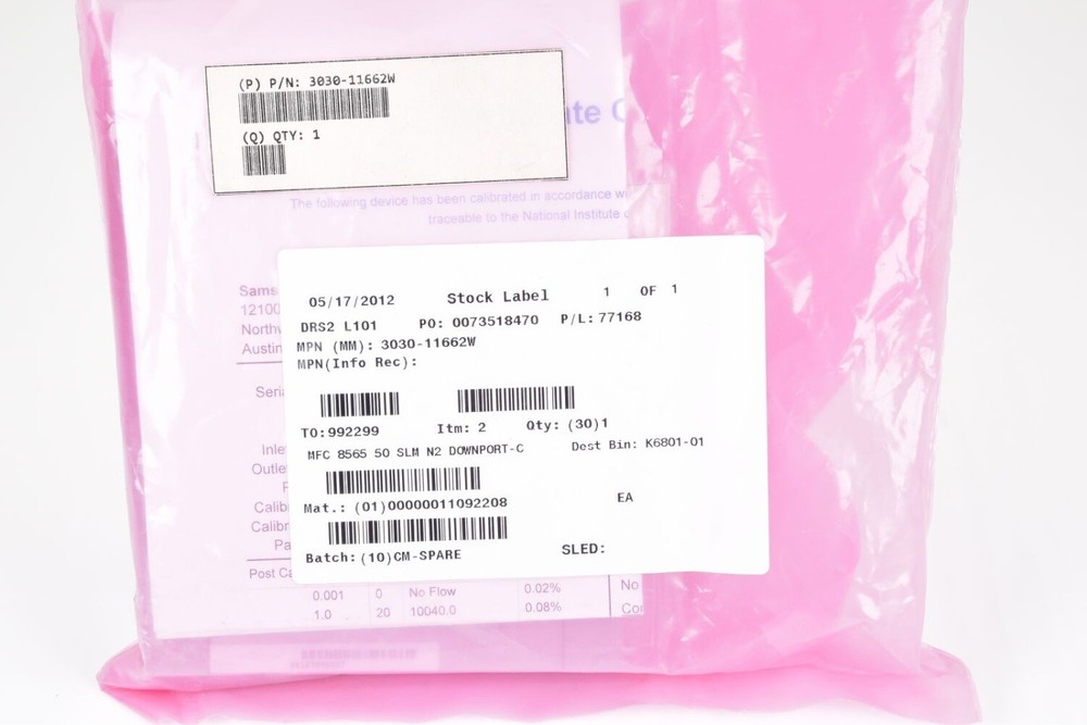 CELERITY 3030-11662W, MFC 8565, Mass Flow Controller, 50slm-N2