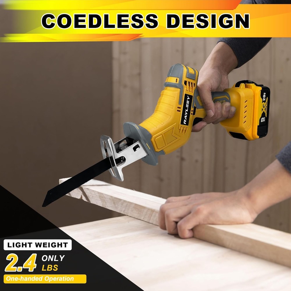 Dewalt Cordless Reciprocating Saw 20V MAX Variable Speed Keyless Clamp