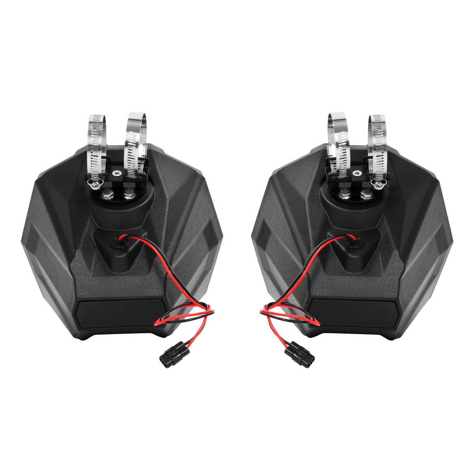 6.5" Speaker Pods Cage Enclosures 1.5-2" for Marine Boat Tower UTV Polaris RZR