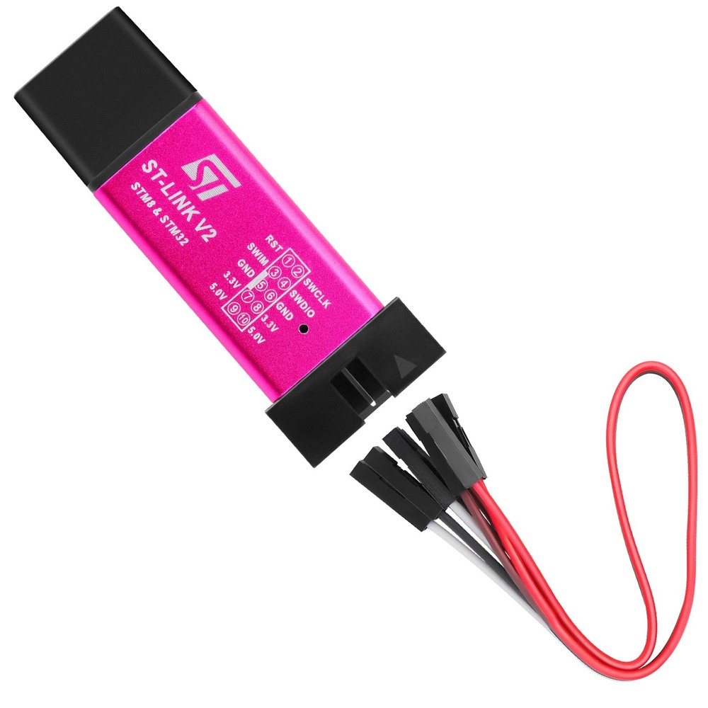 ST-Link V2 Emulator Downloader Programmer Fits STM8 STM32 Series Chip Debug