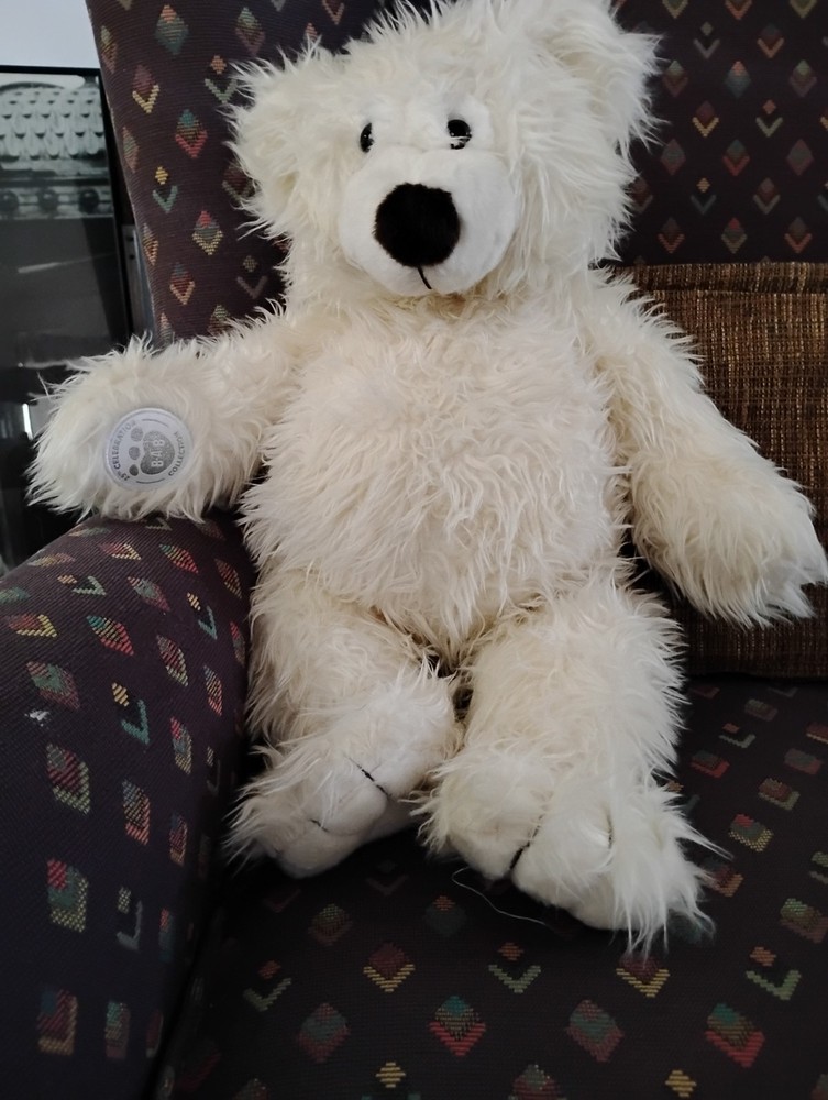 Build-A-Bear Workshop 25th Celebration Collection White Plush Bear