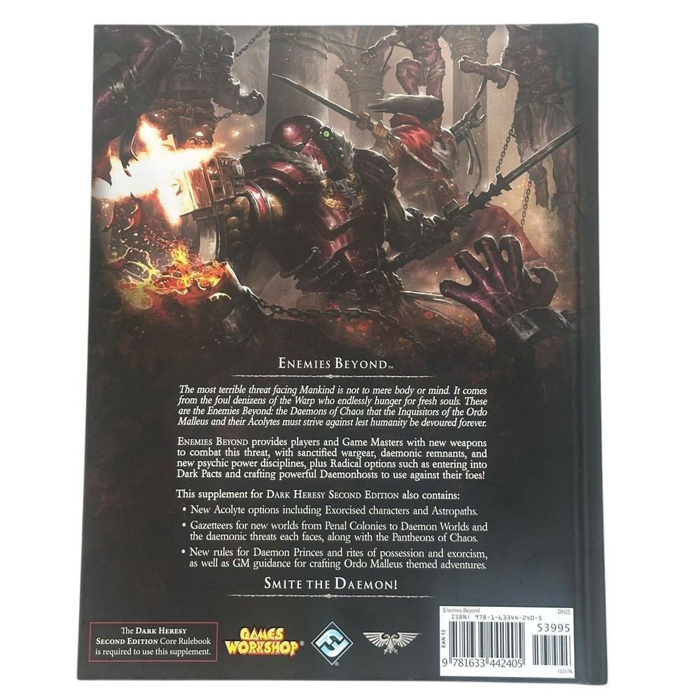 FFG Dark Heresy Enemies Beyond EX/NM