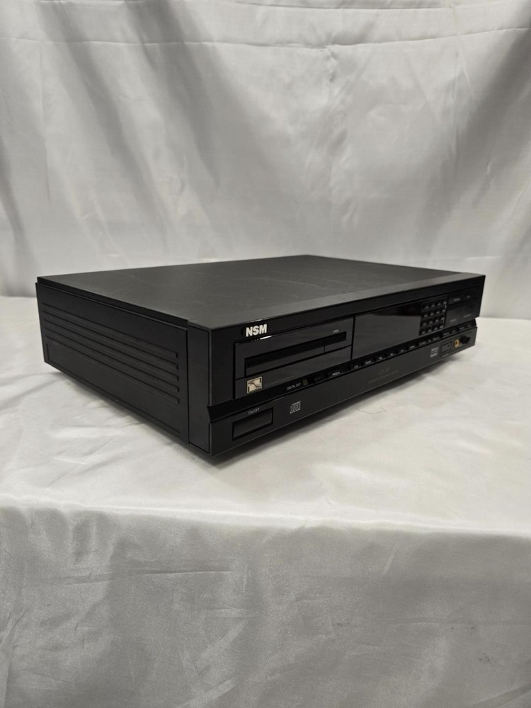 NSM CD 100 Disc Library System CD3101AC + CD3101 Untested Powers On