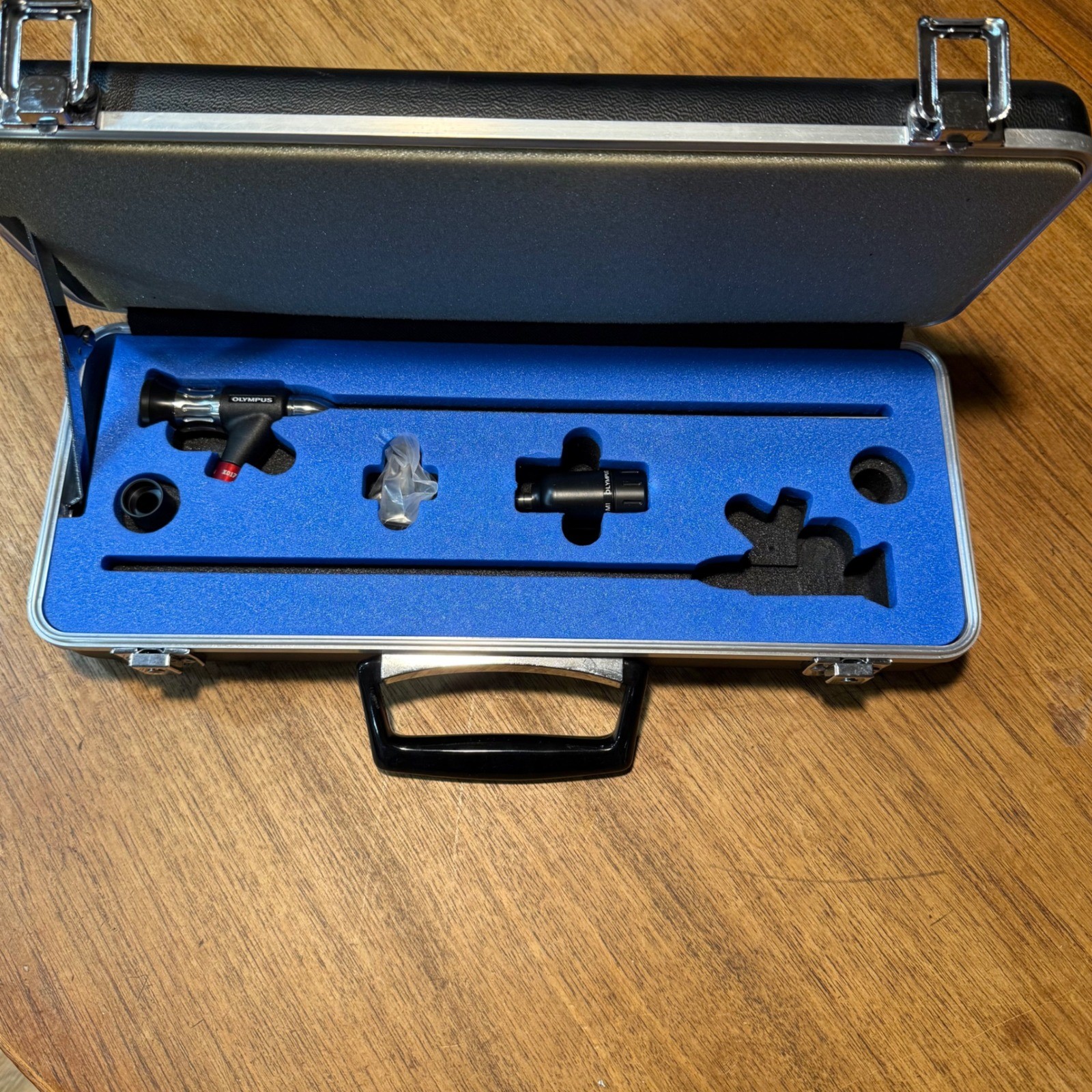 Olympus KeyMed Rigid Borescope Inspection Scope w Case Attachments Tested Works