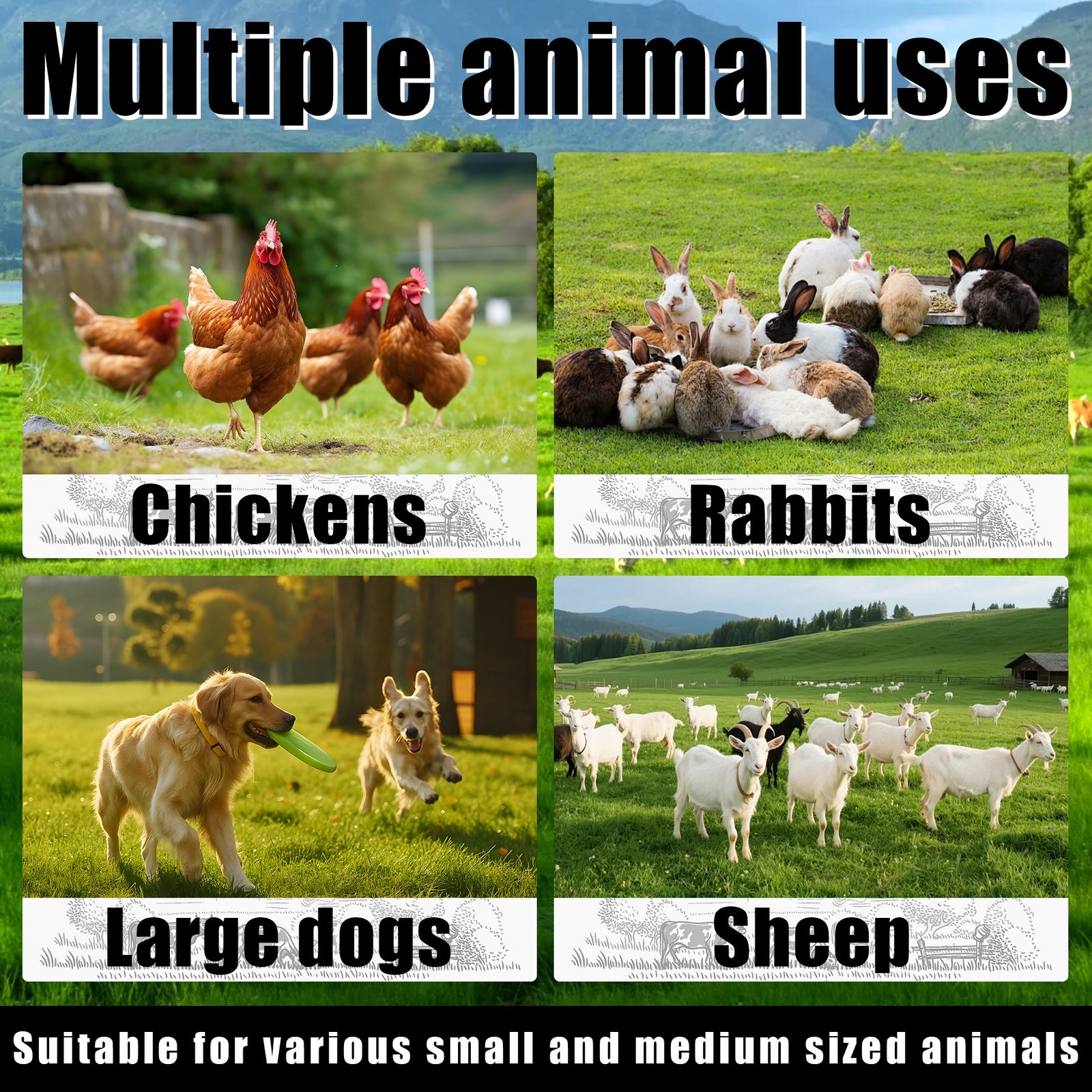 2 Gallons 304 Stainless Steel Automatic Water Dispenser for Pets & Livestock