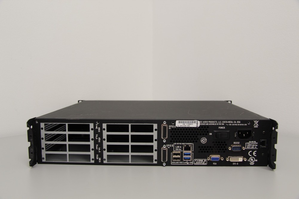 QSC Q-SYS Core 250i Integrated System Processor