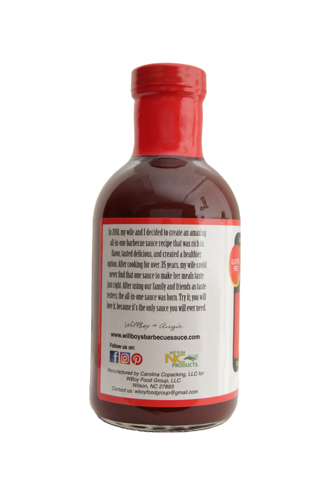 Willboy's BBQ Sauce (Hot and Spicy) 3 pack