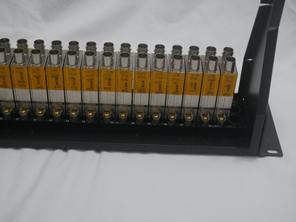 ADC 2RU 2x24 Video Patch Panel PP12224-SVJ-BK