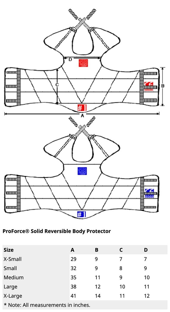 ProForce Ultra Reversible TKD Chest Guard